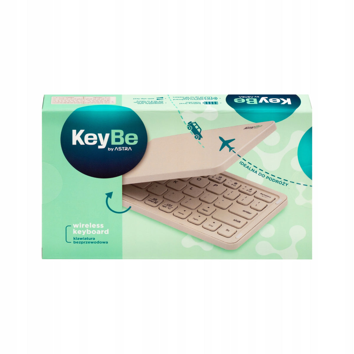Portable Wireless Keybe Keyboard - Olive