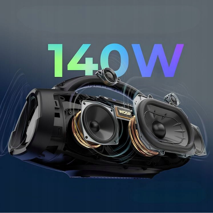 Portable Wireless Speaker W-King X20S 140W RMS IPX7 EQ Manufacturer code X20S