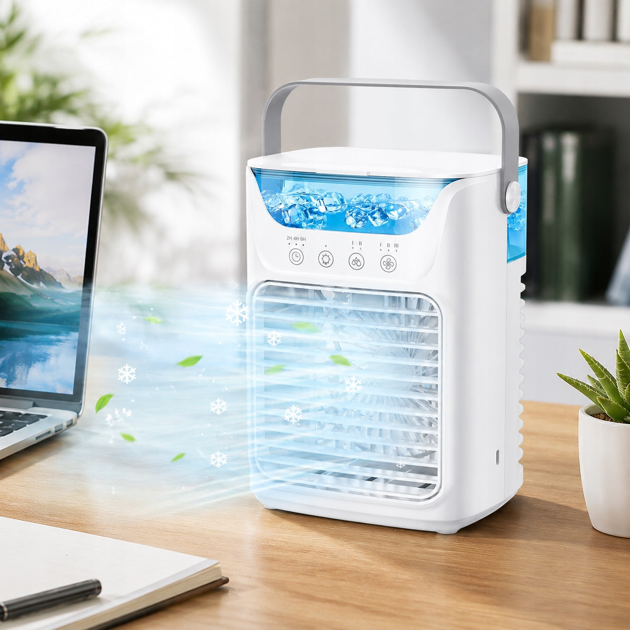 Portable air conditioner fan, water tank 700ml, 3 speeds, Brand no brand