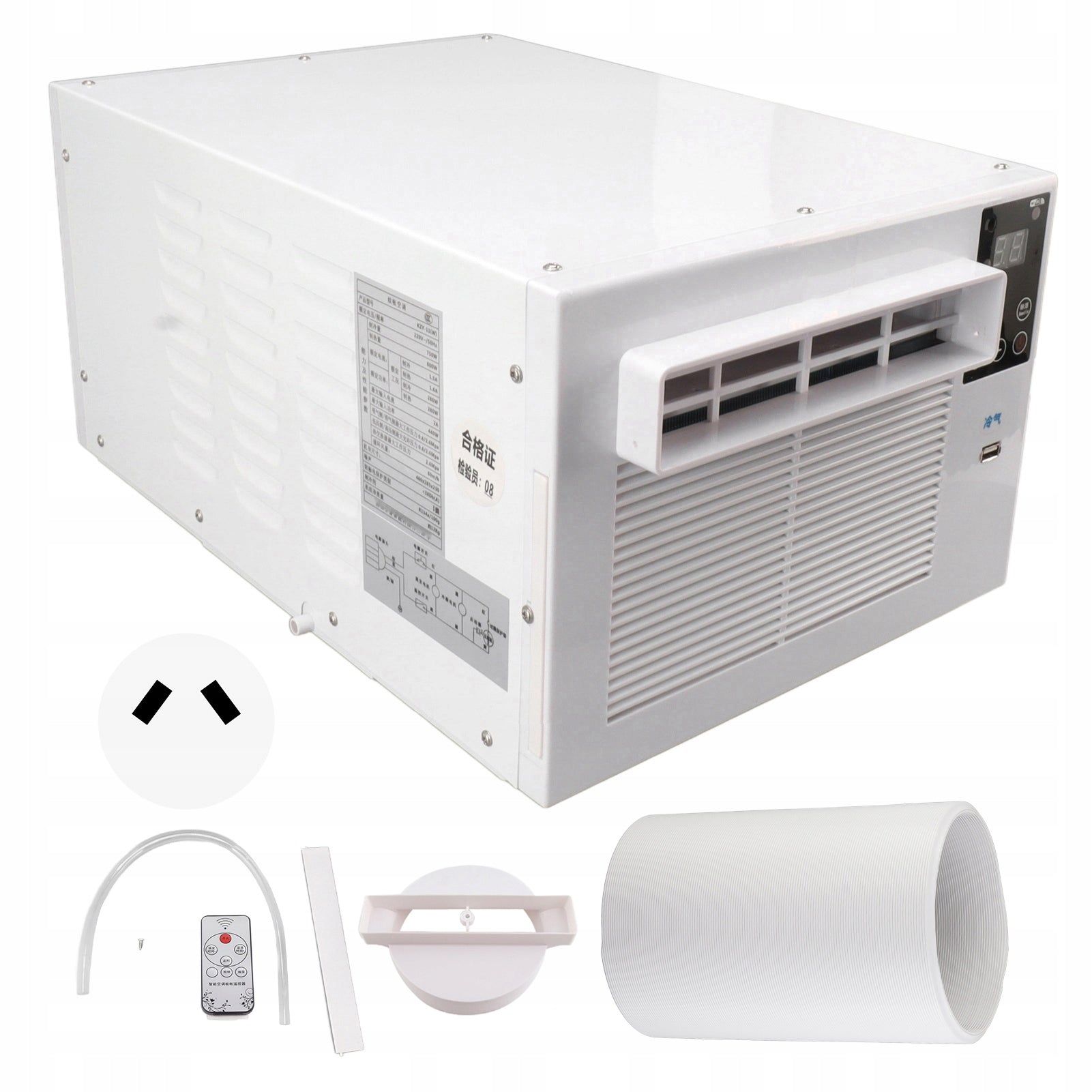 Portable air conditioner remote control touch air cooler up to 66 Power 1 W