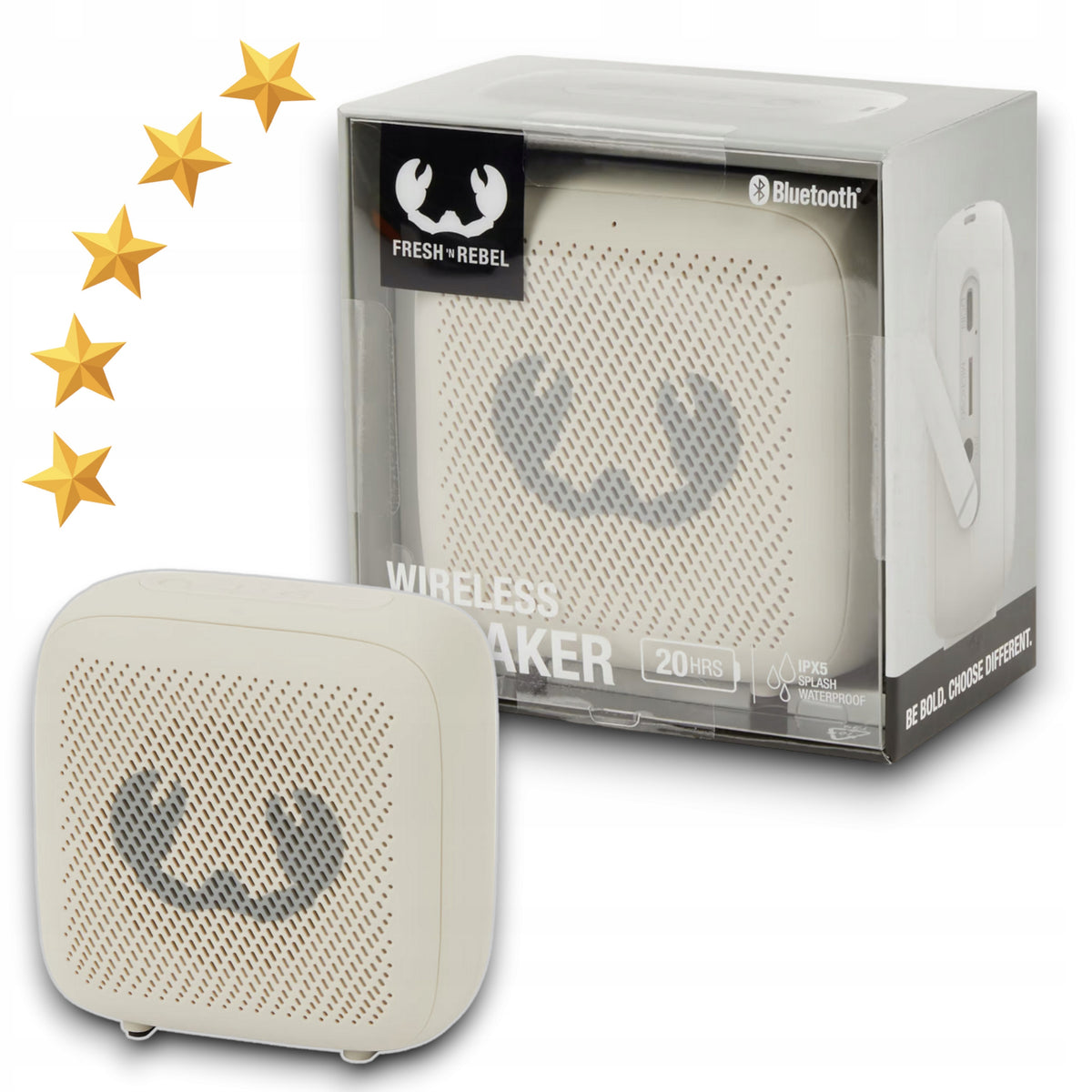 Portable bluetooth speaker Fresh 'n Rebel Bits' n Bites grey 5 W Manufacturer code 1ARB500IG