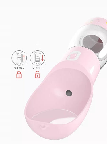 Portable bottle, drinker, water bottle with dog bowl EAN (GTIN) 5904050002722
