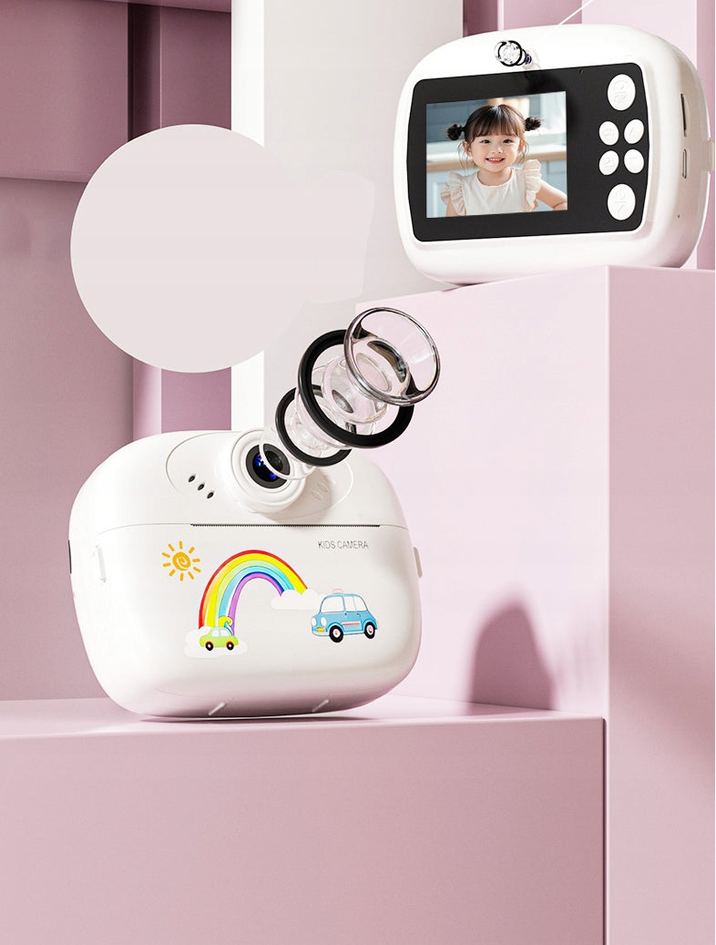 Portable instant camera for kids, color photos64GB Game Packaging status original