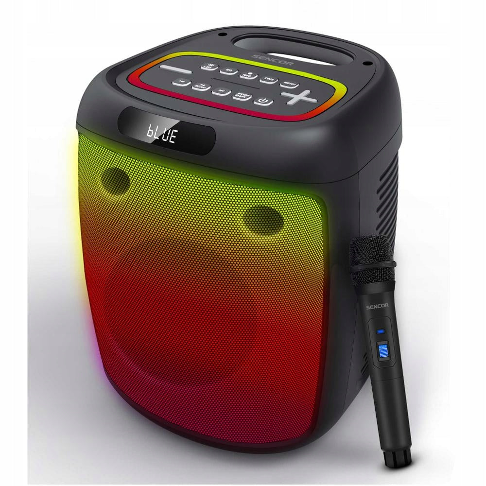 Portable karaoke speaker Sencor PARTYCON BASE black 100 W + microphone Manufacturer code PARTYCON BASE