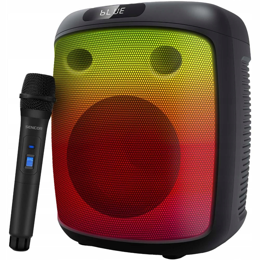 Portable karaoke speaker Sencor PARTYCON BASE black 100 W + microphone