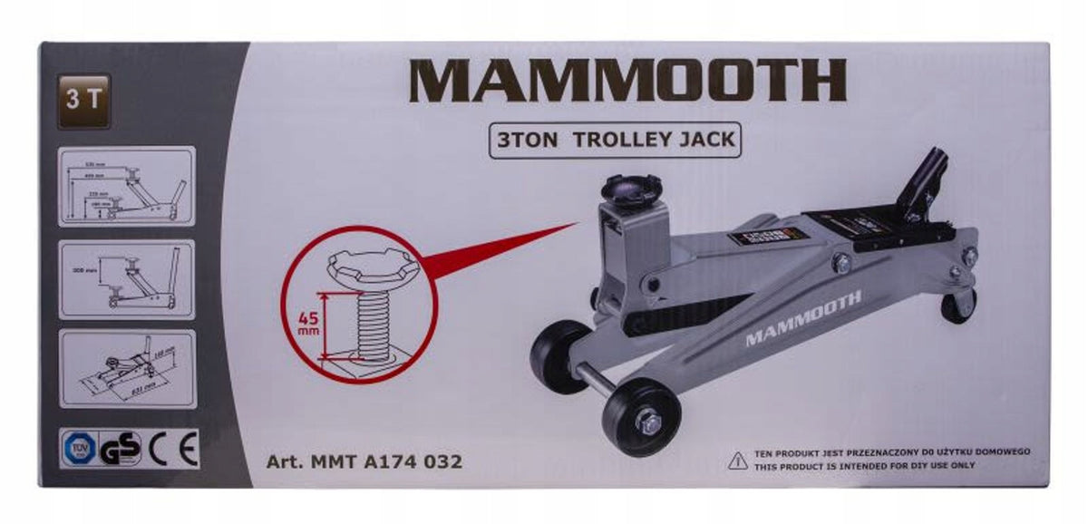 Portable lifts, cranes, racks, beams MMT A174 032 Brand MAMMOOTH