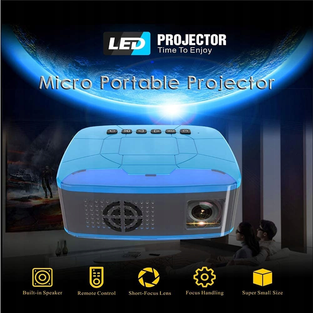 Portable mini projector supports 1080P HD Dlp Brand no brand