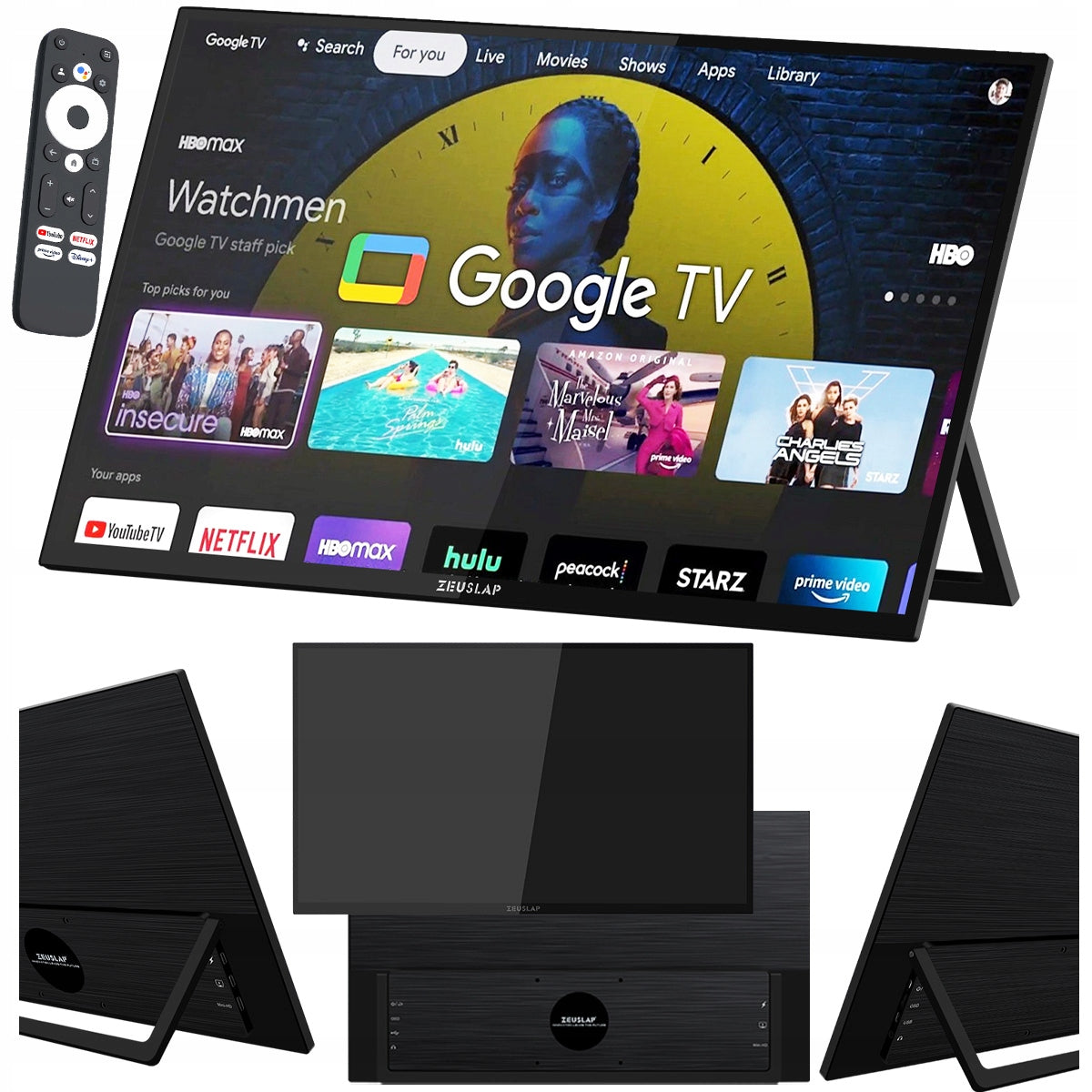 Portable monitor FOR PHONE LAPTOP TOUCH 18,5" GOOGLE TV ZEUSLAP NORTON Manufacturer code Z18TV PRO
