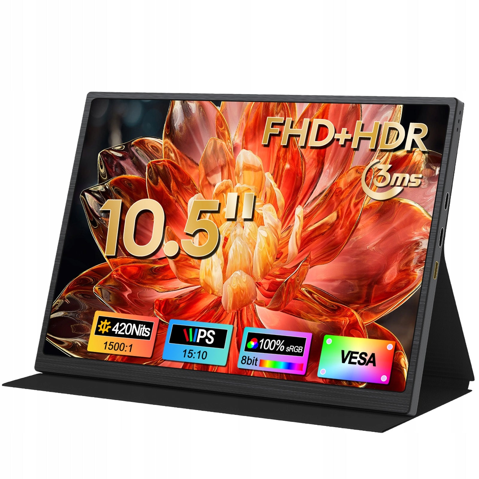 Portable monitor ZEUSLAP Z10P - 60Hz 1920x1280 IPS 10,5" Packaging status original