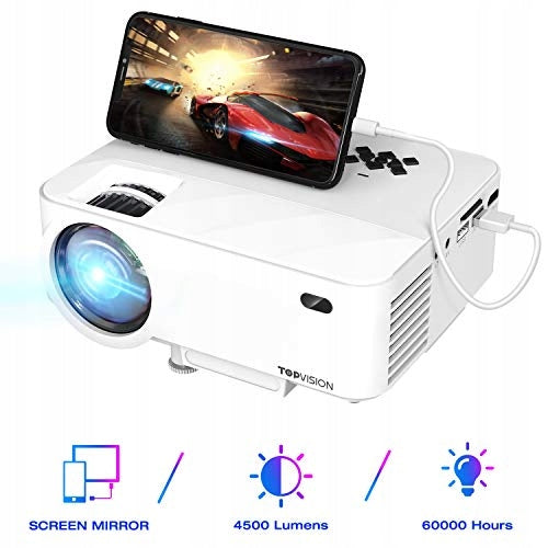 Portable projector for movies TopVision T21 LED 1080P HD - READ DESCRIPTION Manufacturer code PE2/38.