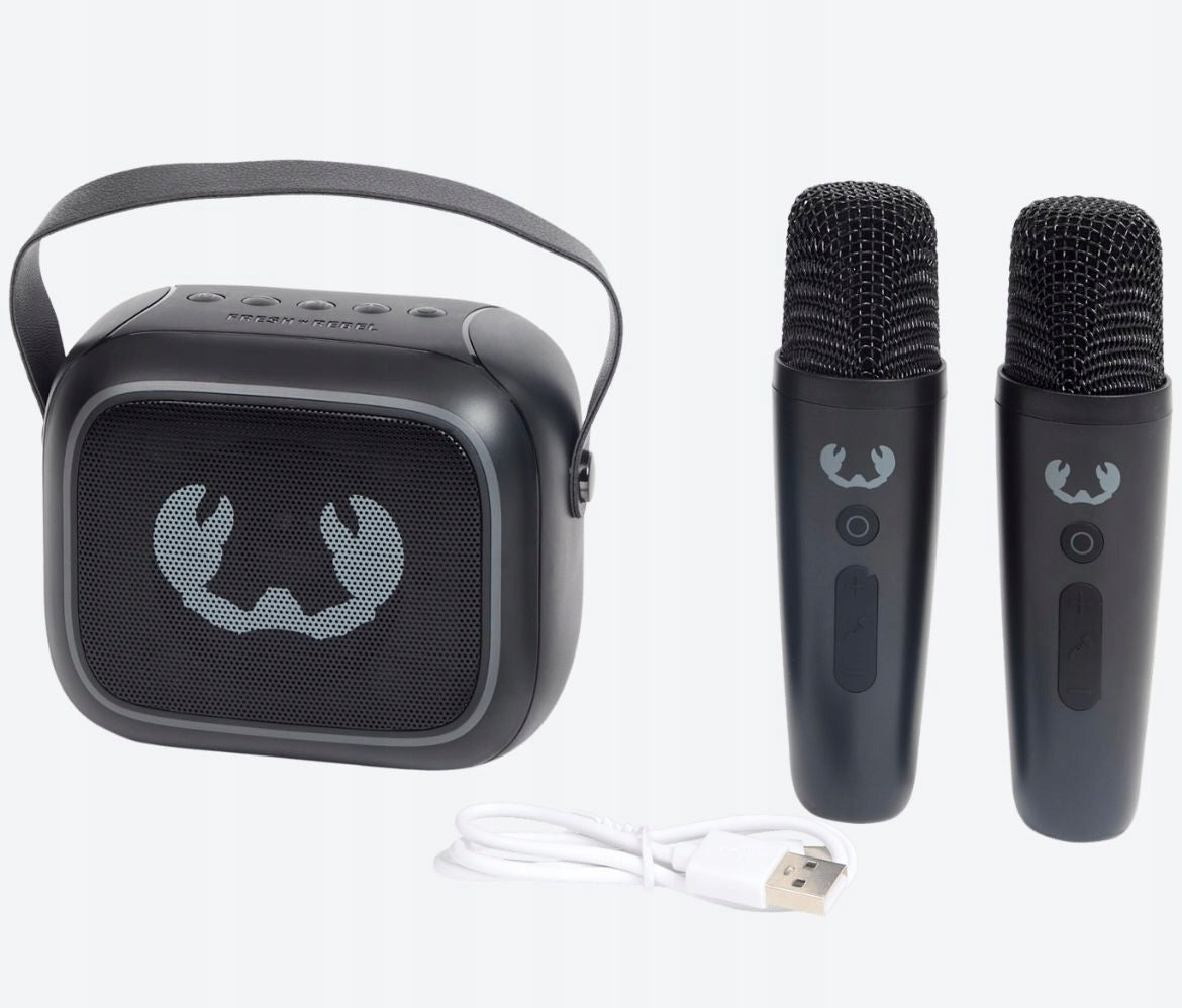 Portable set Fresh 'n Rebel KARAOKE KIDS speaker +2 x microphone BLACK EAN (GTIN) 8720249810957