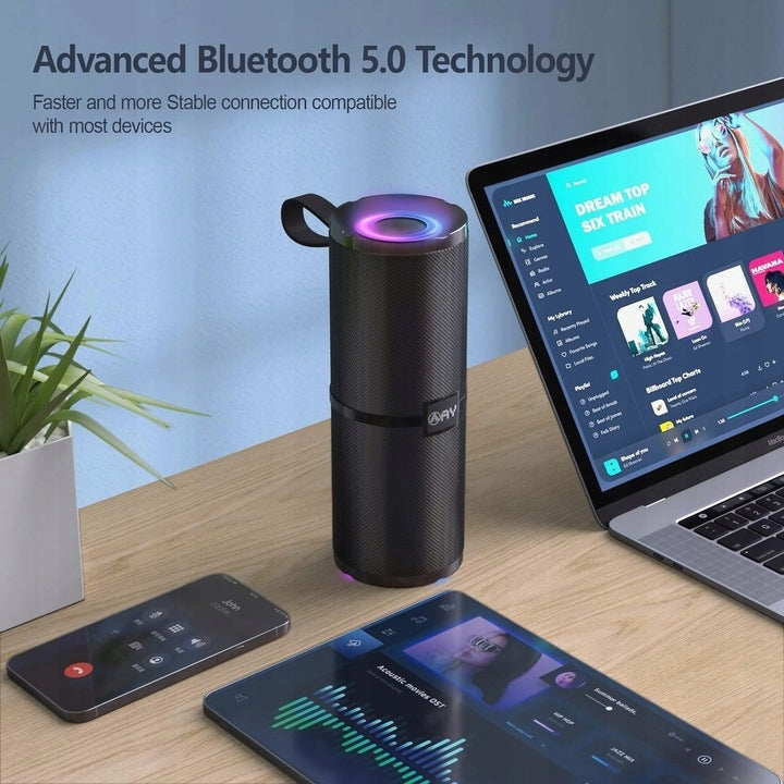 Portable speaker AY AY-SPKA29 black 14 W Brand no brand