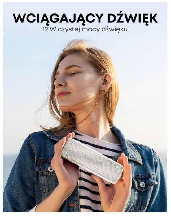Portable speaker Anker SoundCore 2 white 12 W Manufacturer code Głośnik Bluetooth Anker Soundcore 2 Biały