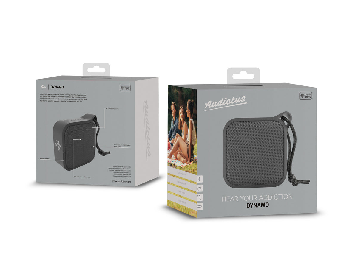 Portable speaker Audictus Dynamo black 5 W