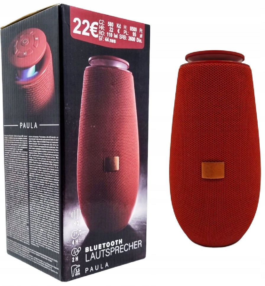 Portable speaker BLUETOOTH 5 W Paula DNP 71 red 3 W