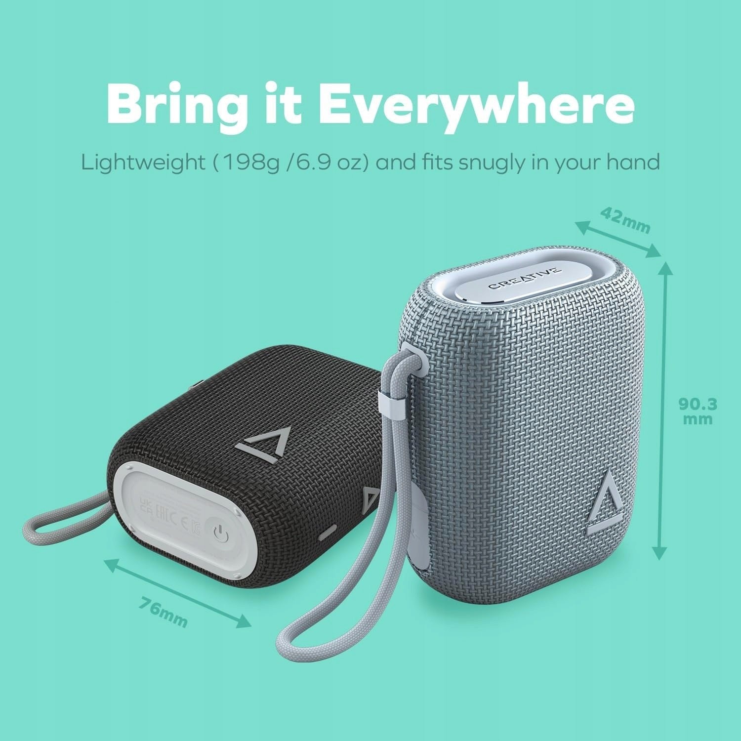 Portable speaker Creative MUVO Flex grey 10 W Model MUVO Flex