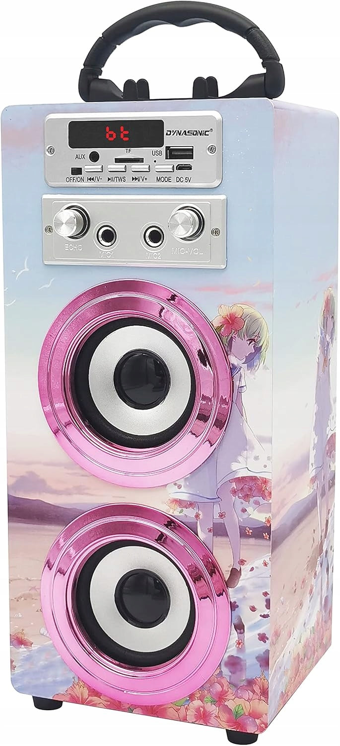 Portable speaker Dynasonic E-025 Bluetooth FM AUX USB + 2x Microphone Manufacturer code 123