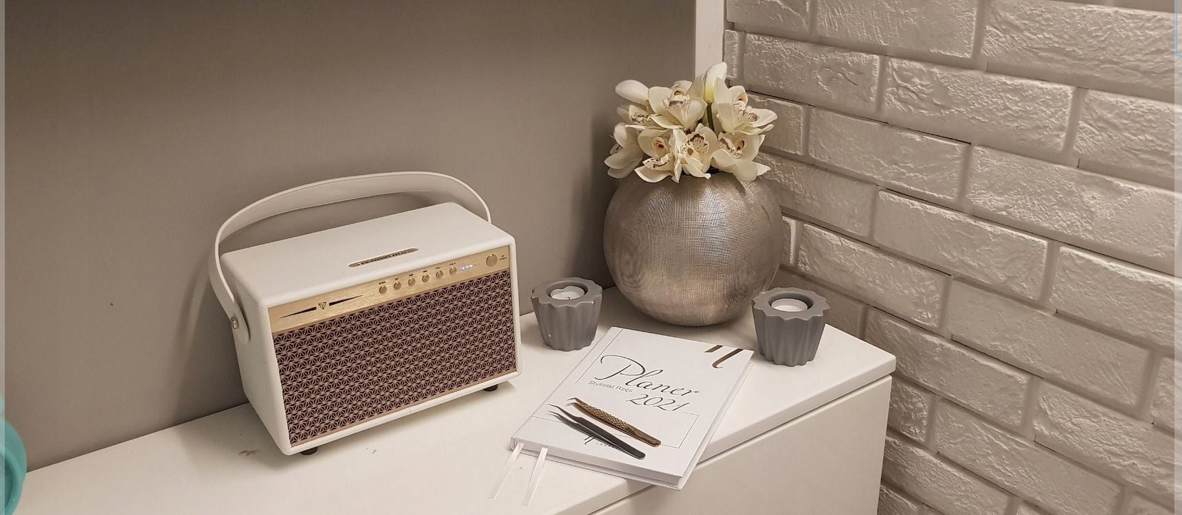 Portable speaker Dynavoice Classic CL-14 White