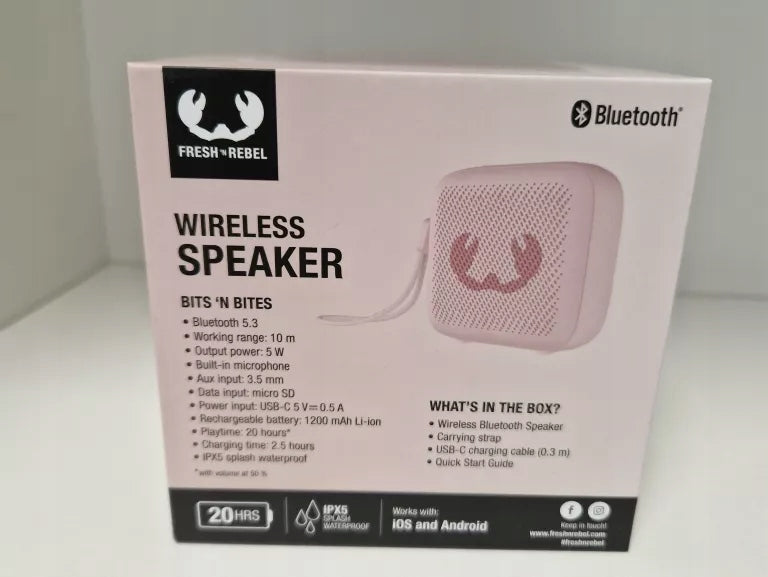 Portable speaker Fresh 'n Rebel 1ARB500SP Pink Brand Fresh 'n Rebel