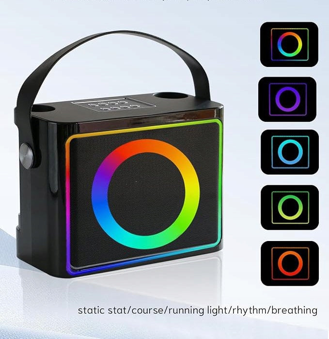 Portable speaker Hifi BLUETOOTH karaoke 2 microphones black 10 W Brand Hifi