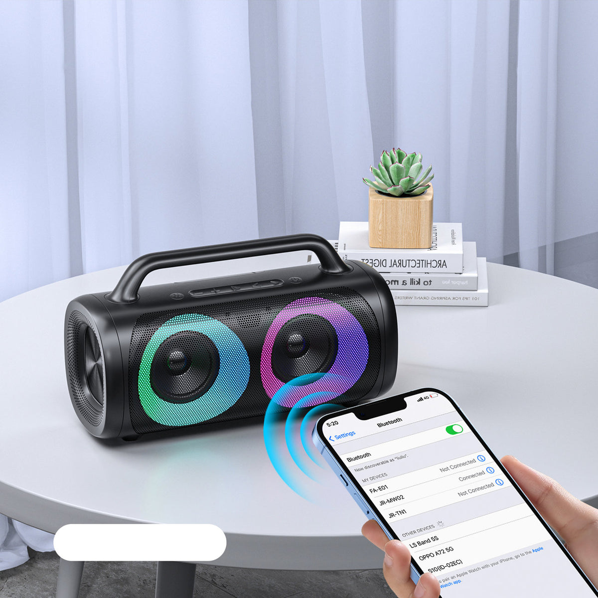 Portable speaker Joyroom JR-MW02 black 40 W Brand Joyroom