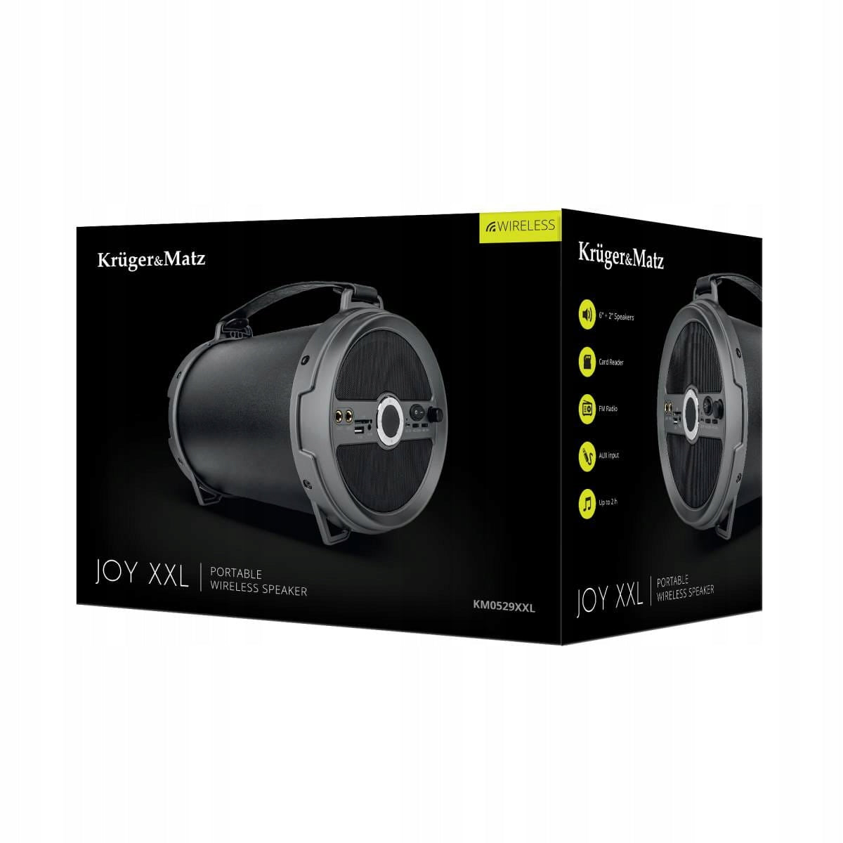 Portable speaker Kruger&Matz Joy XXL black 18 W