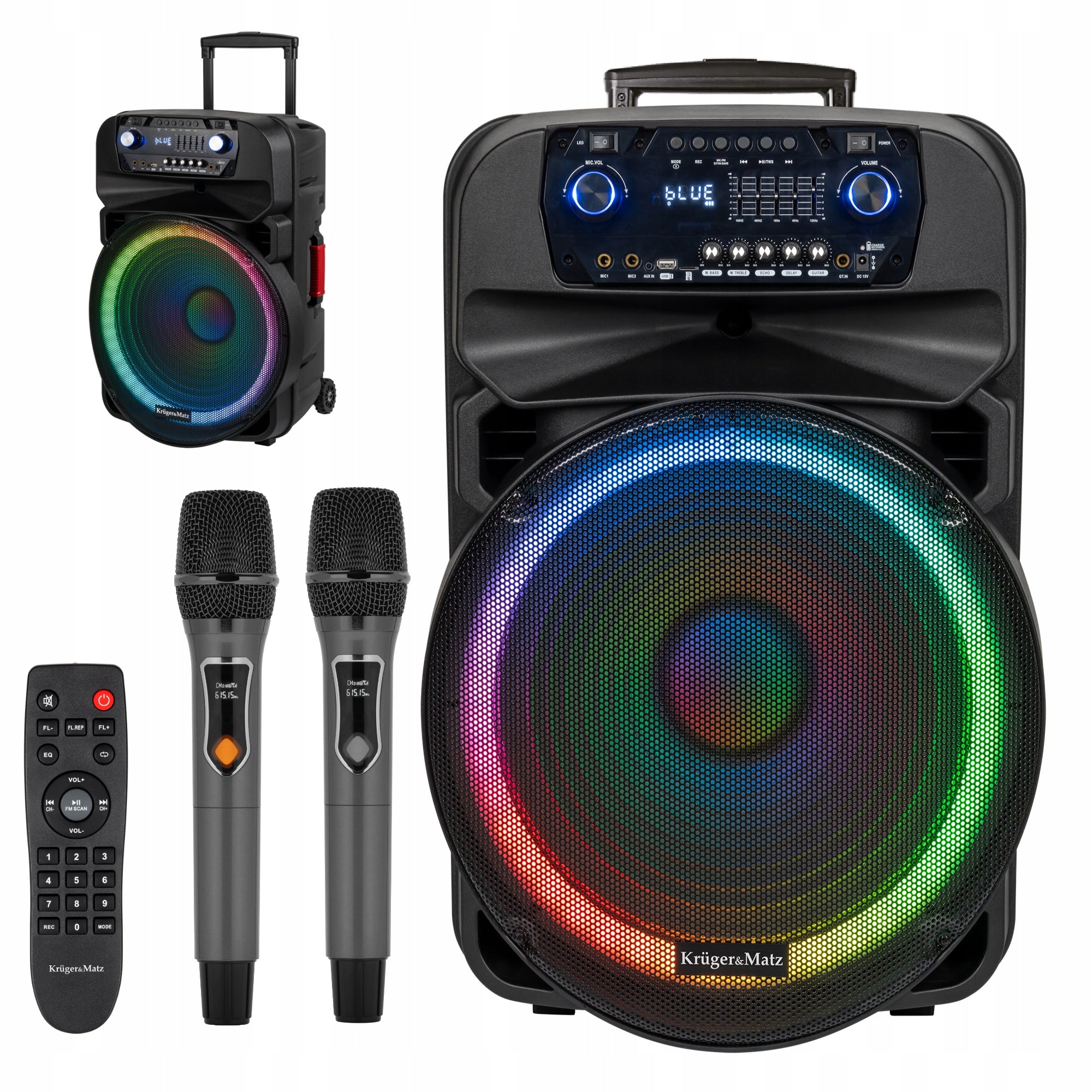 Portable speaker Kruger&Matz KM1718 black 240 W