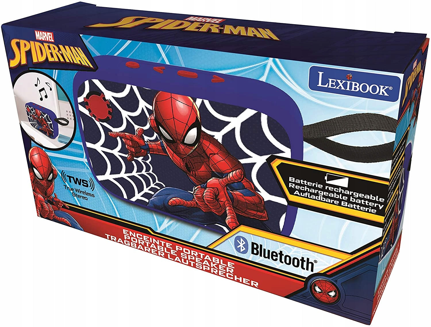 Portable speaker Lexibook MARVEL multicolor 0,02 W Brand Lexibook