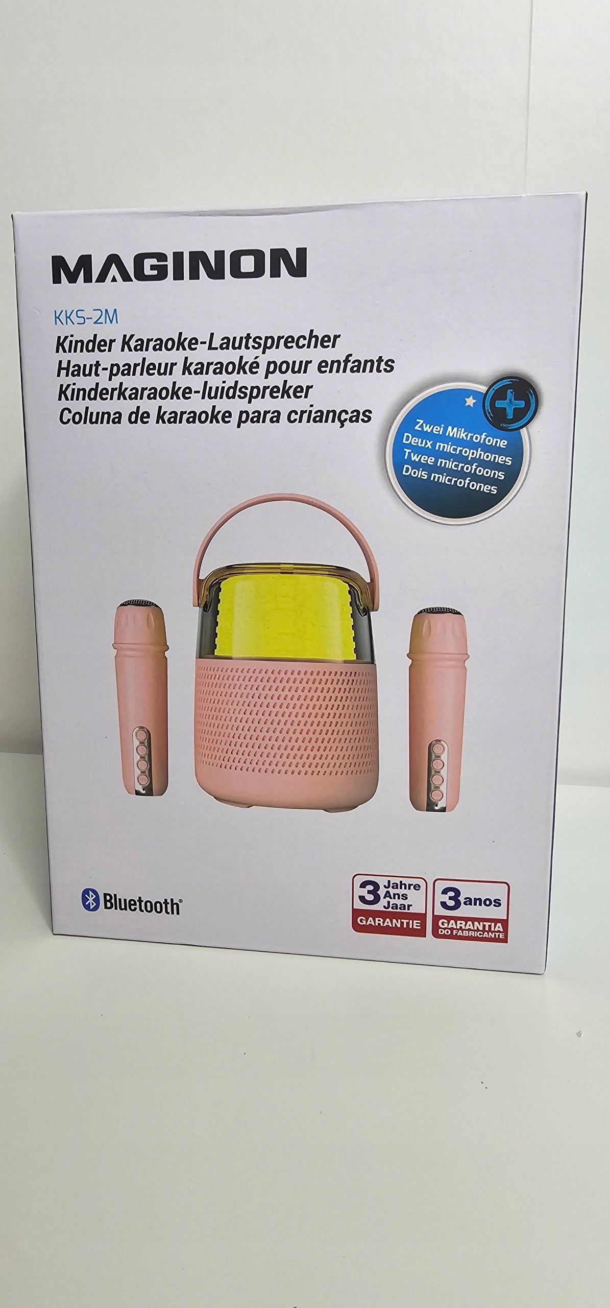 Portable speaker Maginon KKS-2M 4 W karaoke kids pink