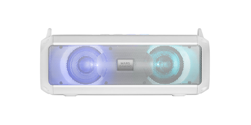 Portable speaker Mars Gaming MSBXT white , 4 Speakers 20W Dynamic RGB Brand Mars Gaming