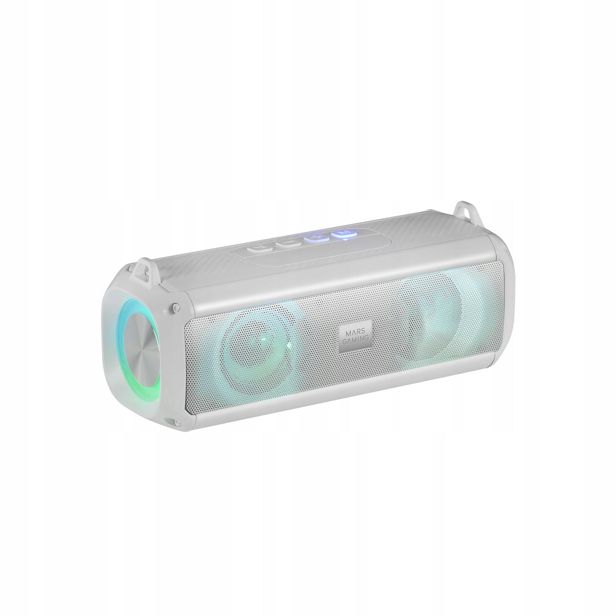 Portable speaker Mars Gaming MSBXT white , 4 Speakers 20W Dynamic RGB