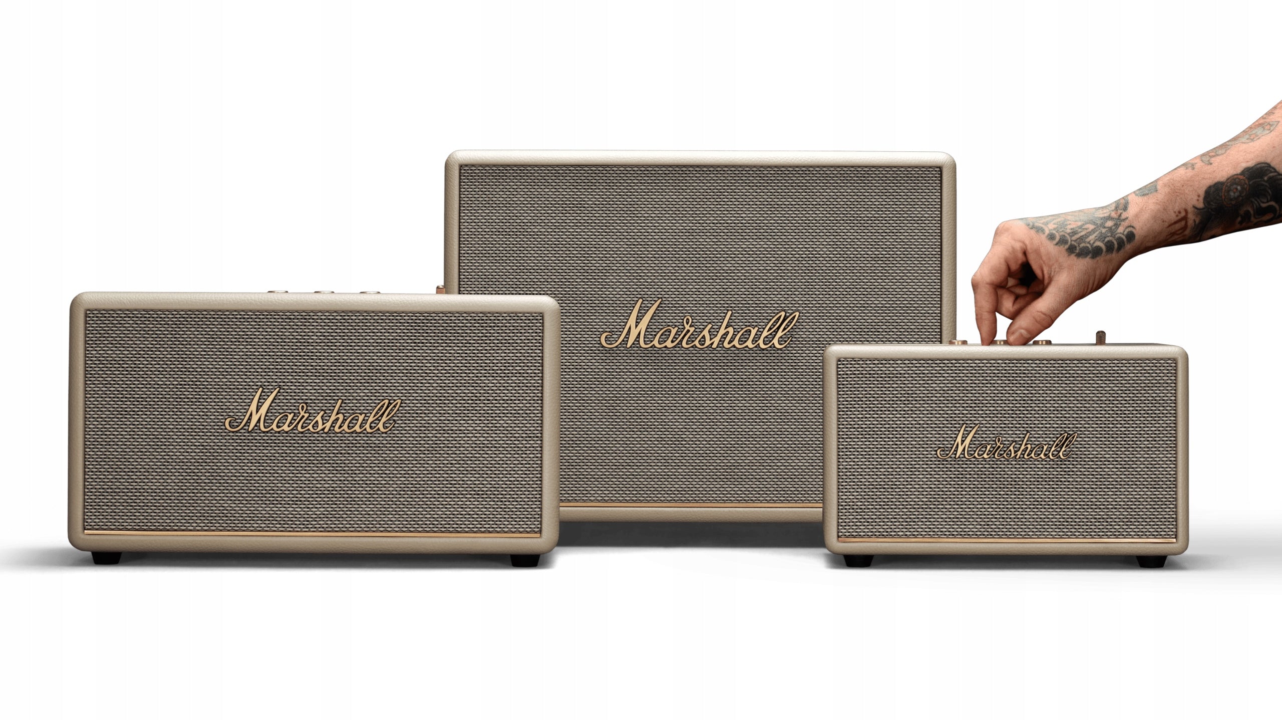 Portable speaker Marshall Acton III beige 60 W Packaging status original
