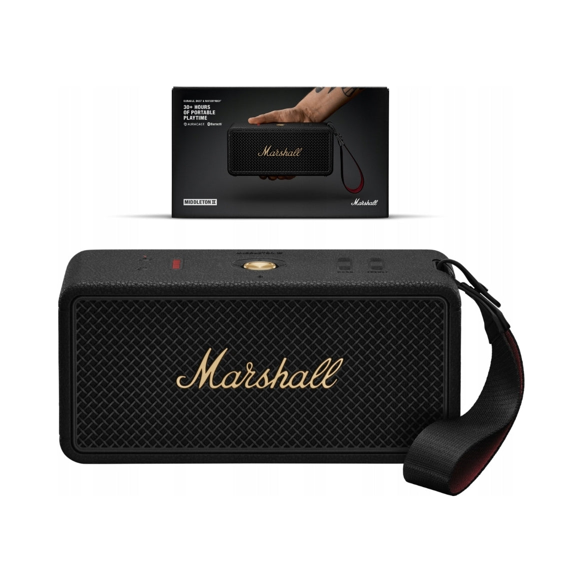 Portable speaker Marshall MIDDLETON II black 80 W