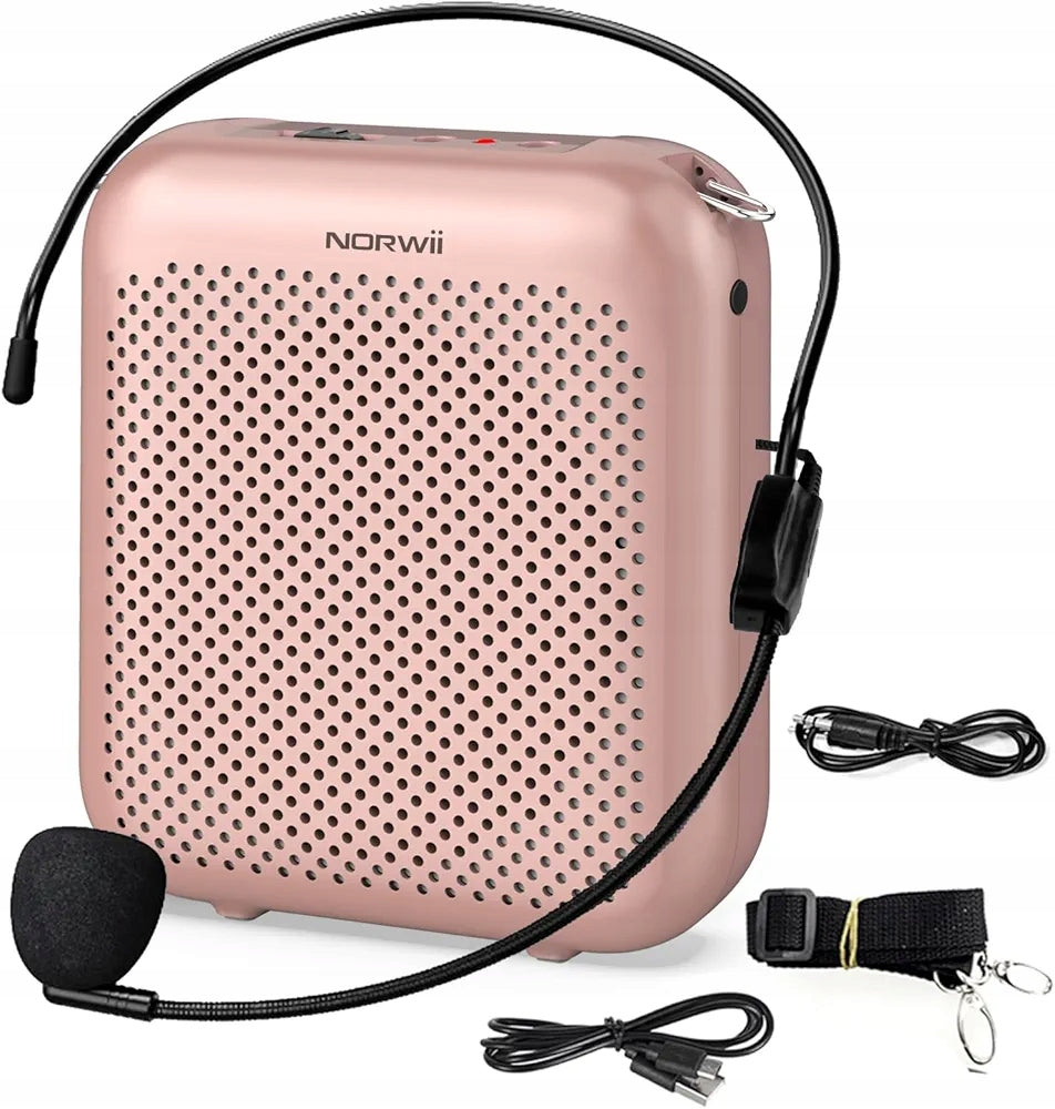 Portable speaker NORWAY DIGITAL VOICE AMPLIFIER Pink 10 W