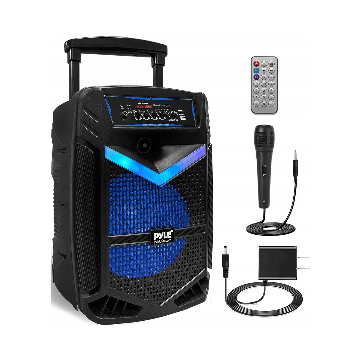 Portable speaker Pyle PPHP1242B black BLUETOOTH AUX 800 W