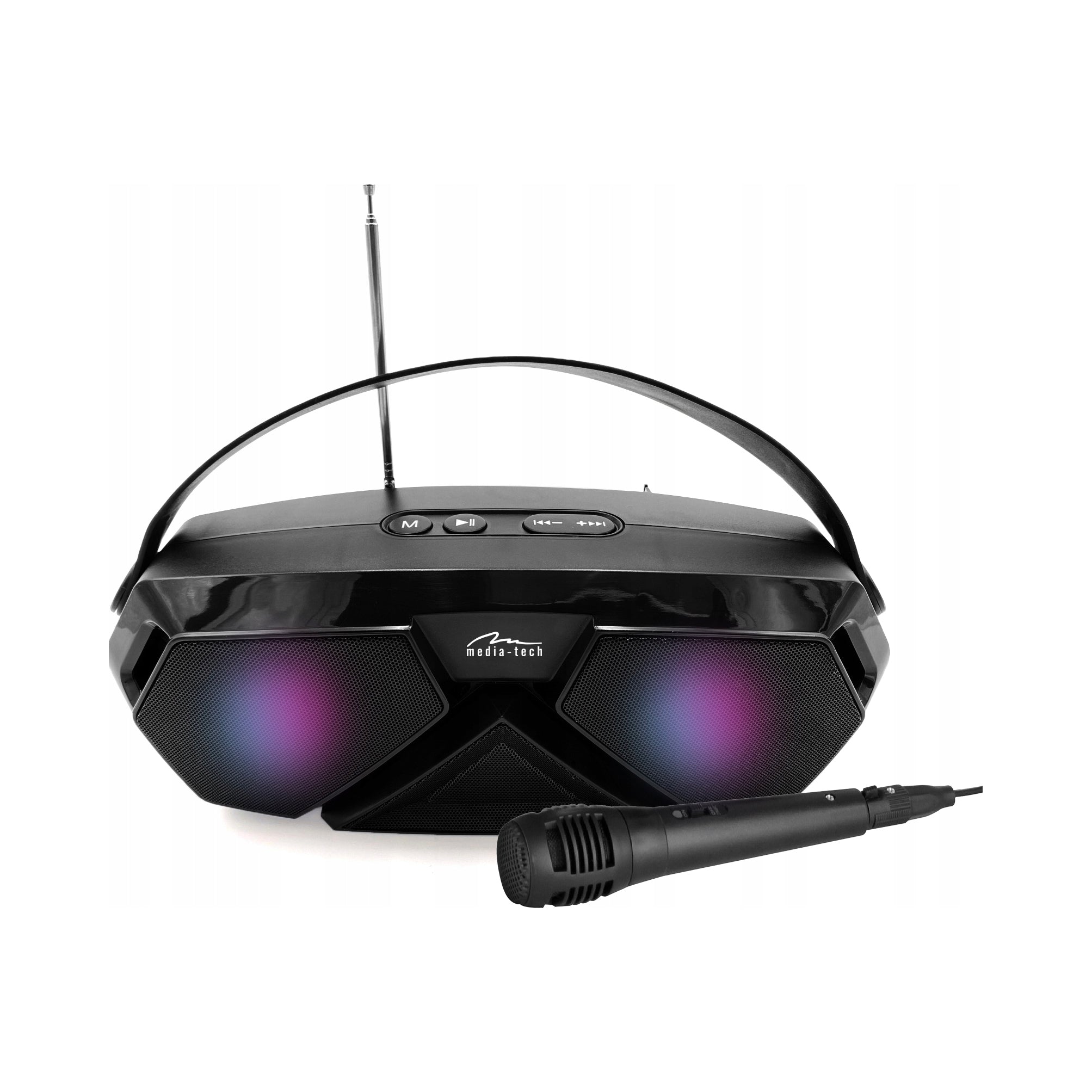 Portable speaker RADIO With Antenna + karaooke Manufacturer code GŁOŚNIK BEZPRZEWODOWY BLUETOOTH PA3316