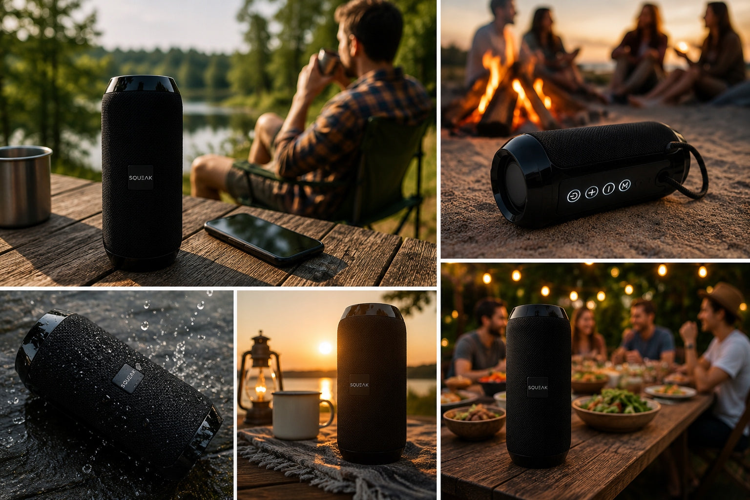 Portable speaker SQUEAK Jet Bluetooth 5.3 14W TWS mobile tube battery 12h Manufacturer code SQ1008