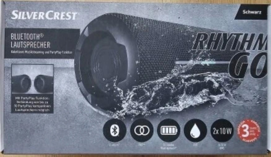 Portable speaker SilverCrest BLUETOOTH black CHILD'S DAY!