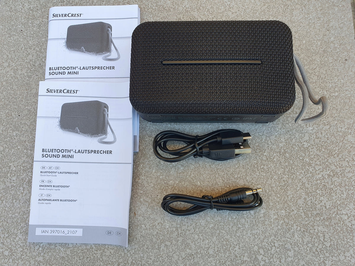 Portable speaker SilverCrest HG08533A blue 6 W Manufacturer code 397016