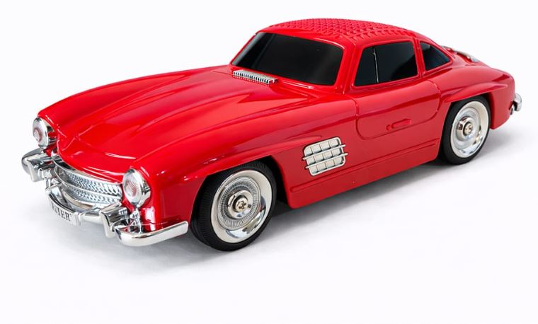 Portable speaker Wster WS-300SL 1960 Mercedes Classic red 10 W Packaging status original