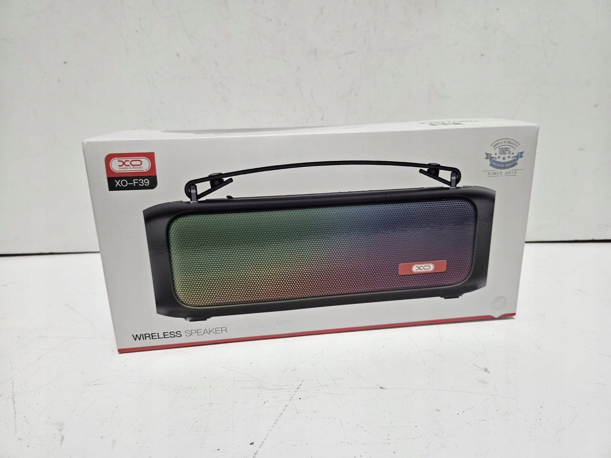 Portable speaker black XO-F39 5,1w Packaging status original
