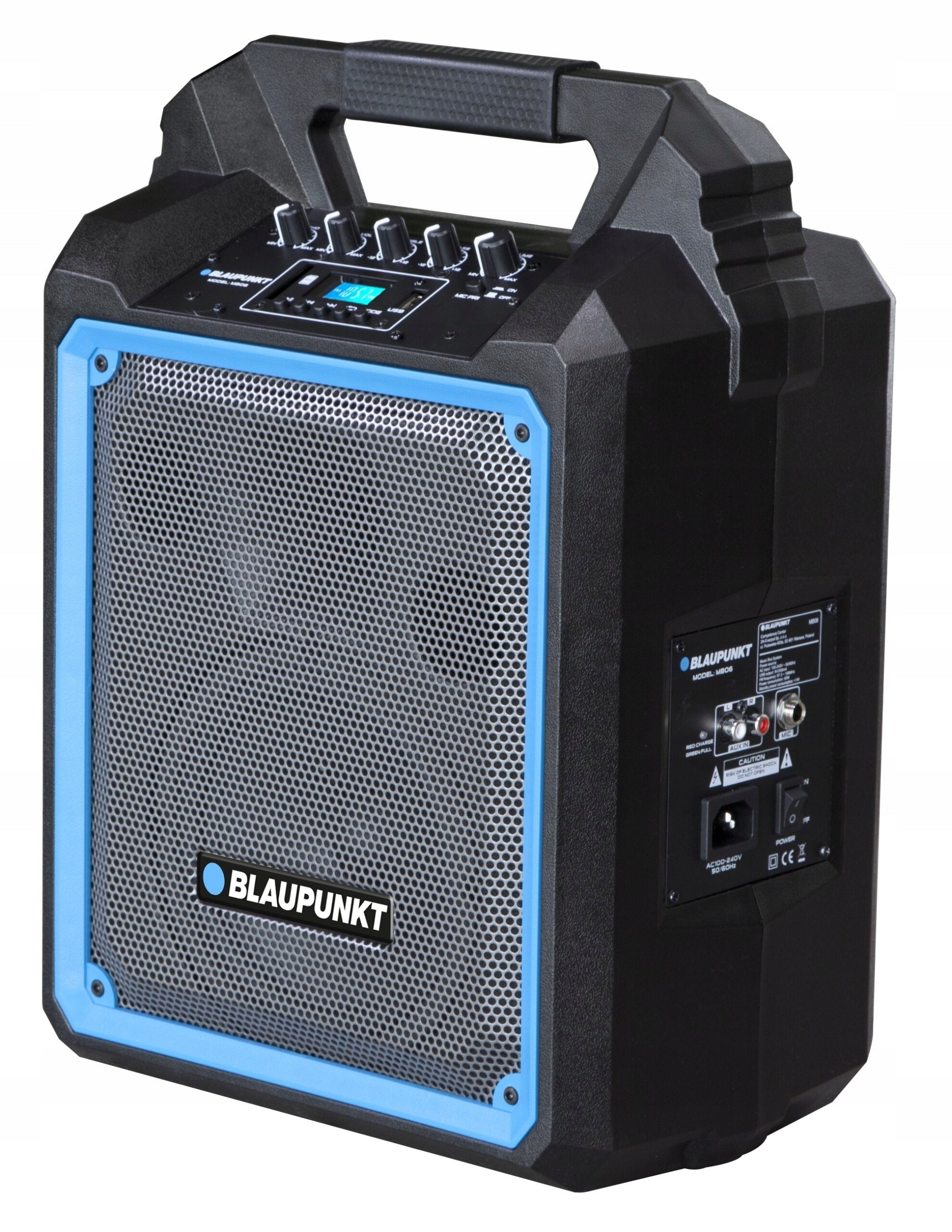 Portable speaker column Blaupunkt MB06 Bluetooth karaoke microphone remote control Brand Blaupunkt
