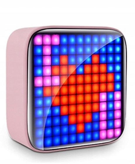 Portable speaker for children LED RETRO PIXEL ART