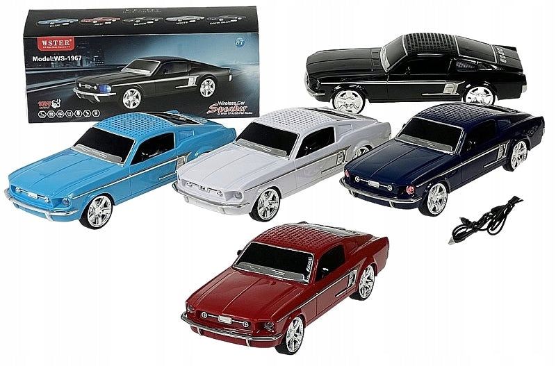 Portable speaker realistic model car radio fm auto 9952