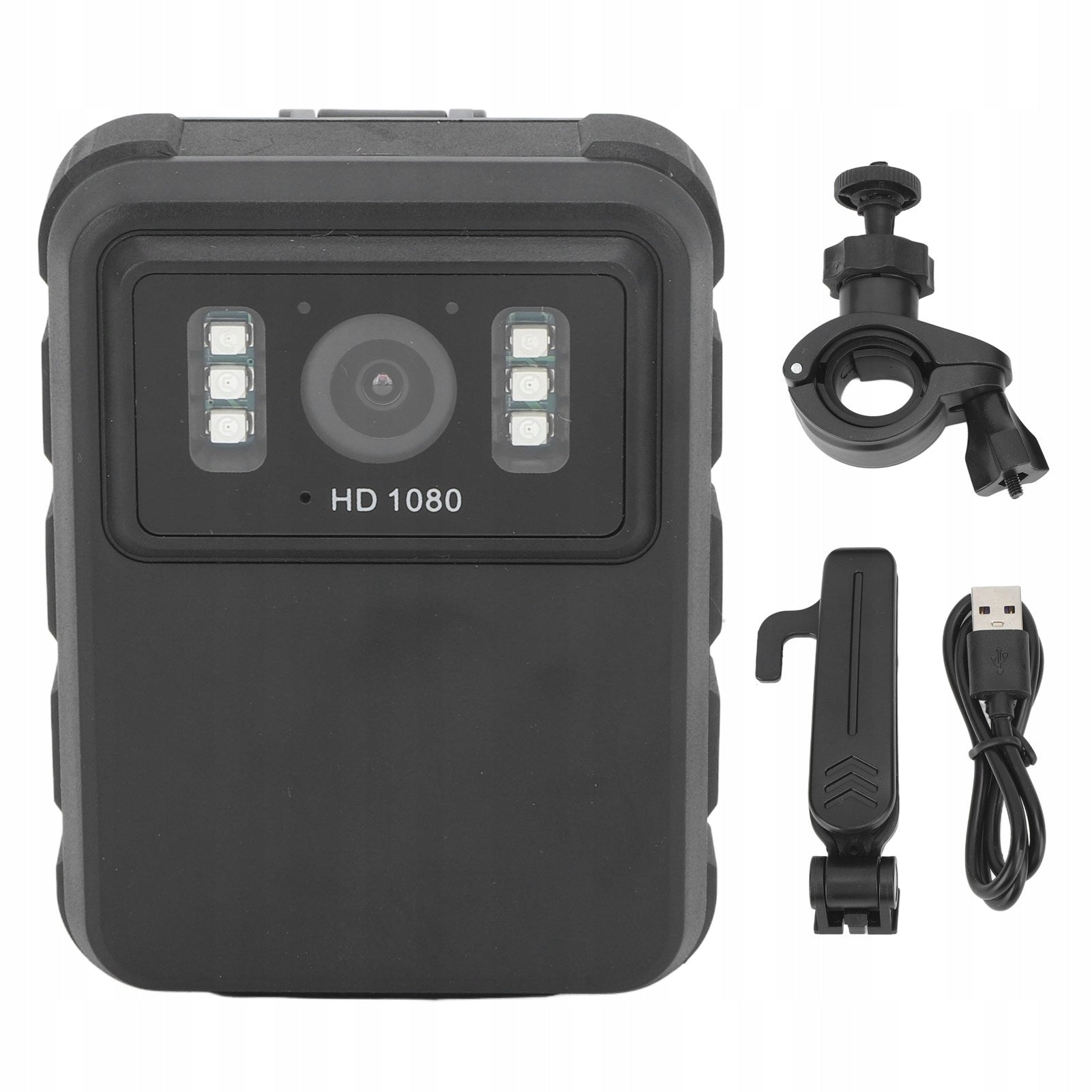 Portable sports camera, large wide angle sports camera with g hole