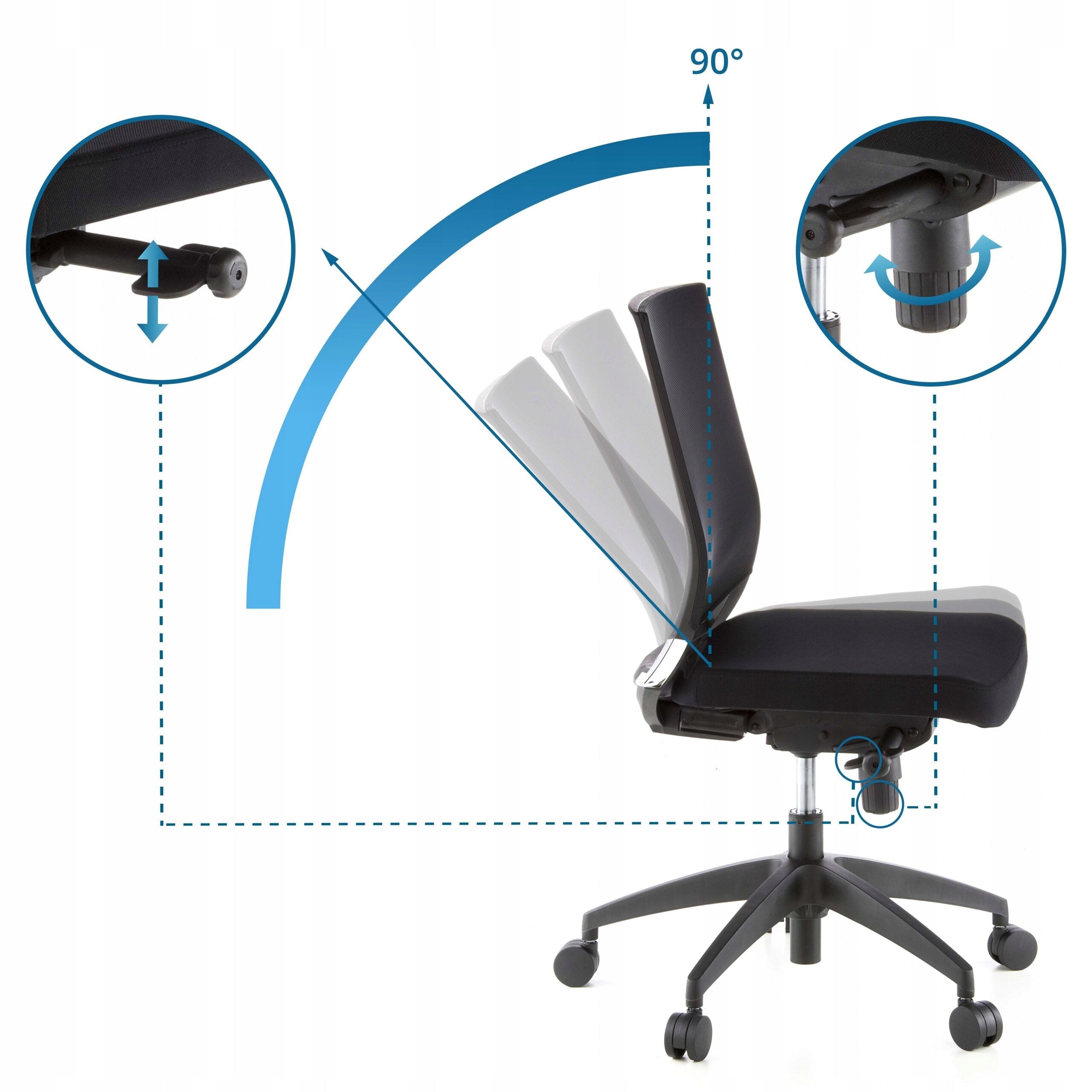 Porto ECO office chair Brand Schwarz