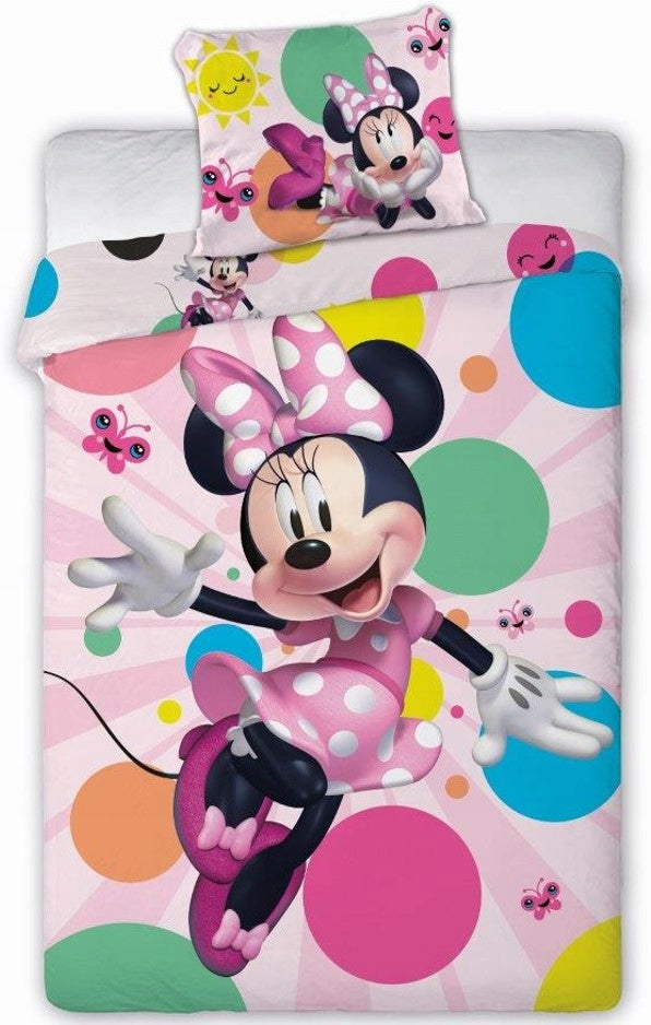 Vaikiškas patalynės komplektas Minnie Mouse 140x200, 2 dalių