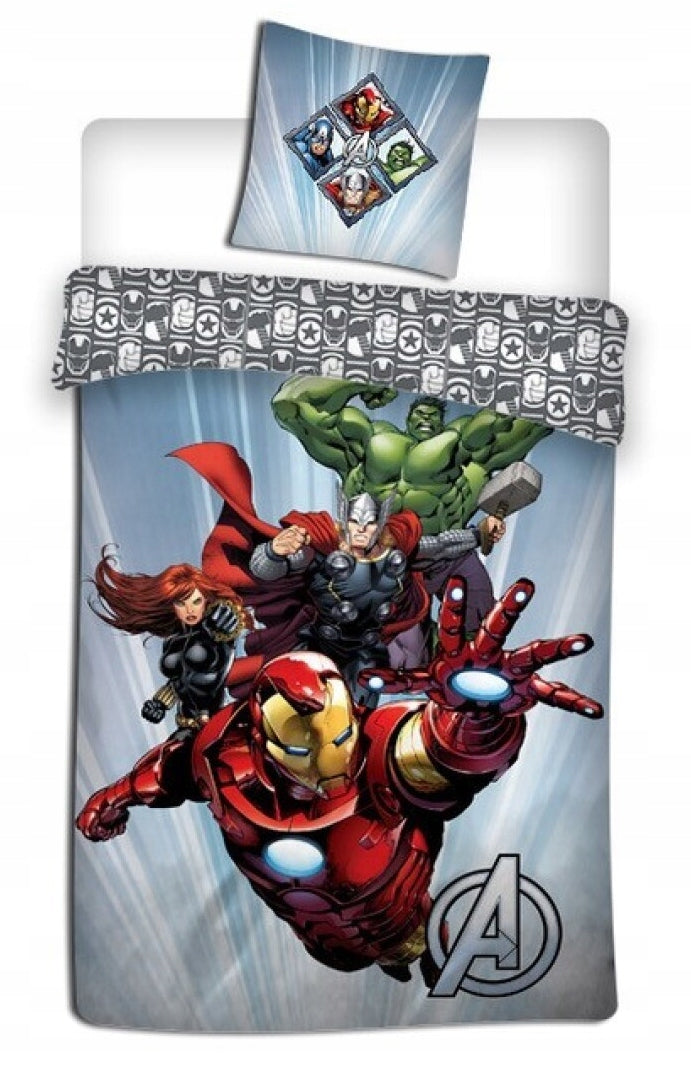Marvel Kinderbettwäscheset, 140x200 cm, 2-teilig 