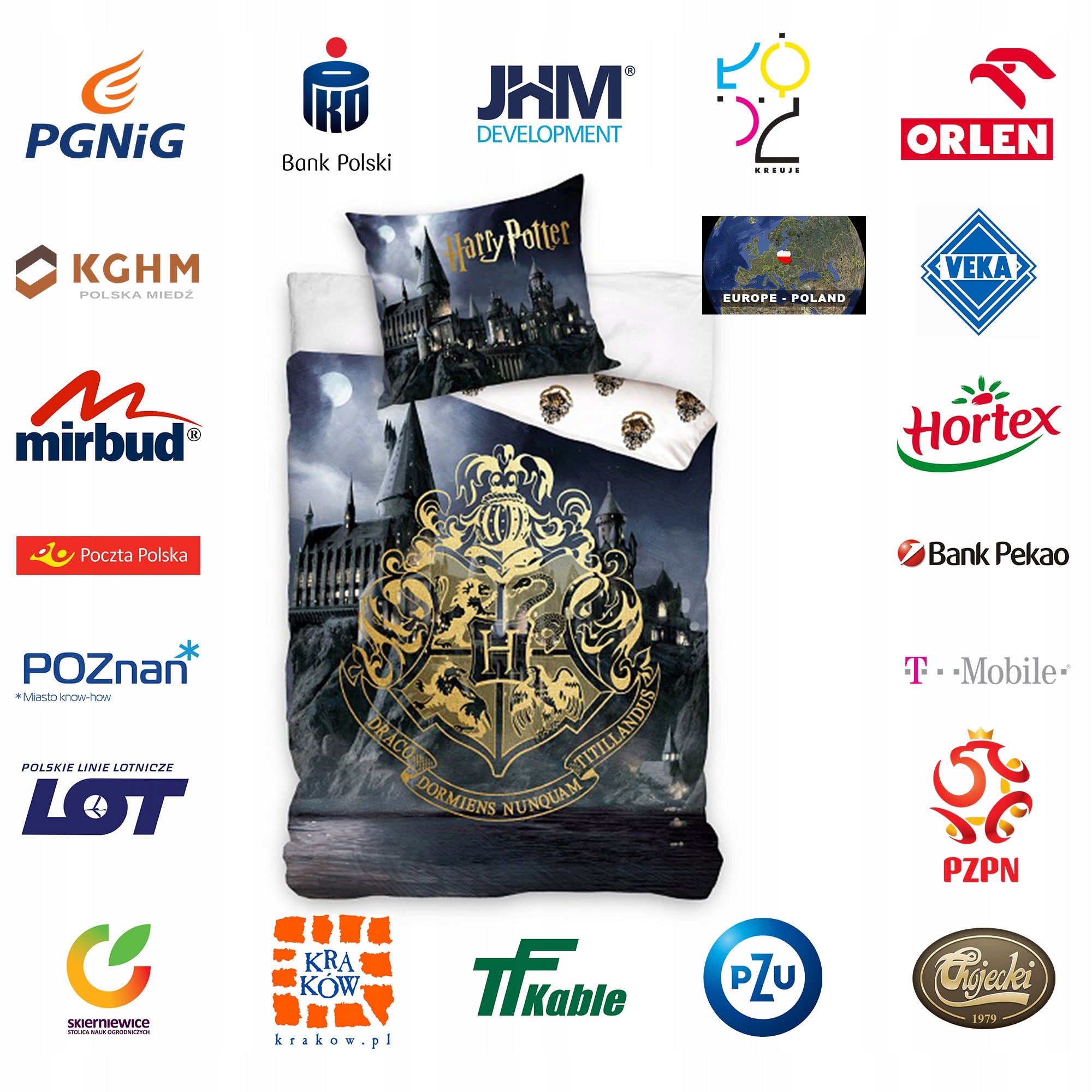 Jerry Fabrics Bettwäscheset Harry Potter, 160x200, 2-teilig 