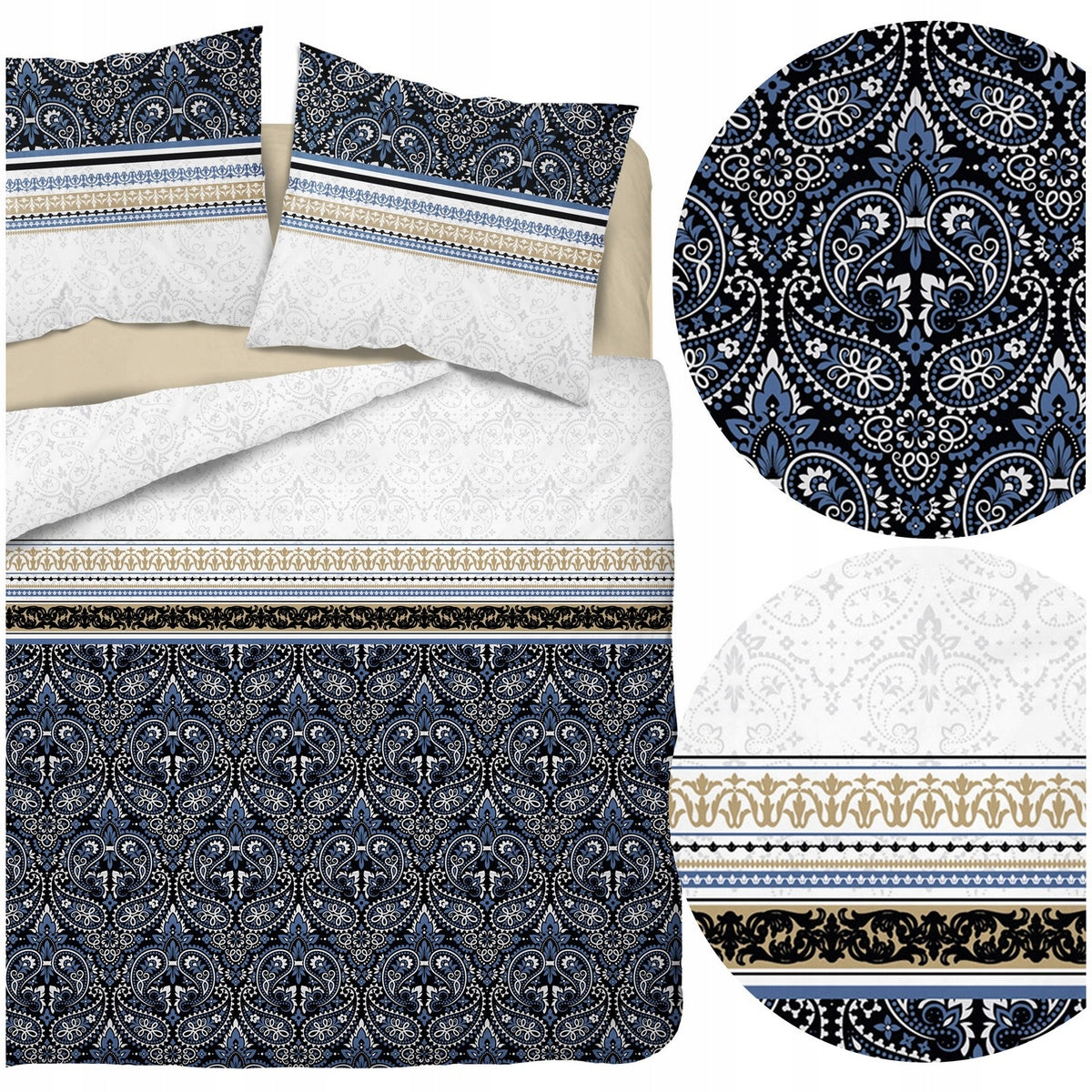 Bettwäscheset Home Satin, 200x220, 3-teilig 